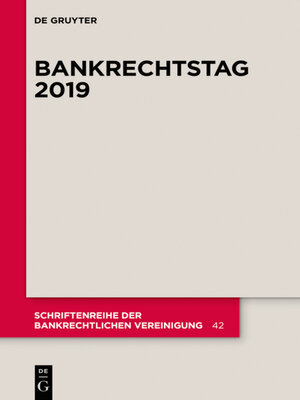 cover image of Bankrechtstag 2019